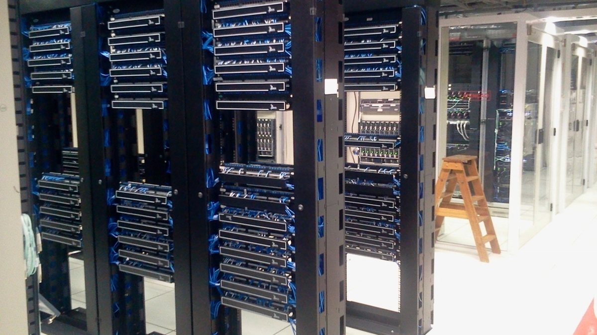 Sala de servidores de un centro de datos