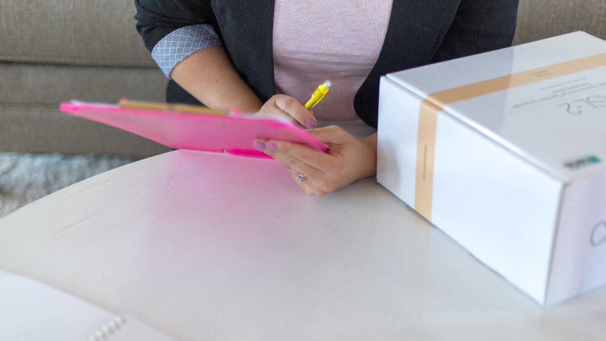 Checklist on a clipboard